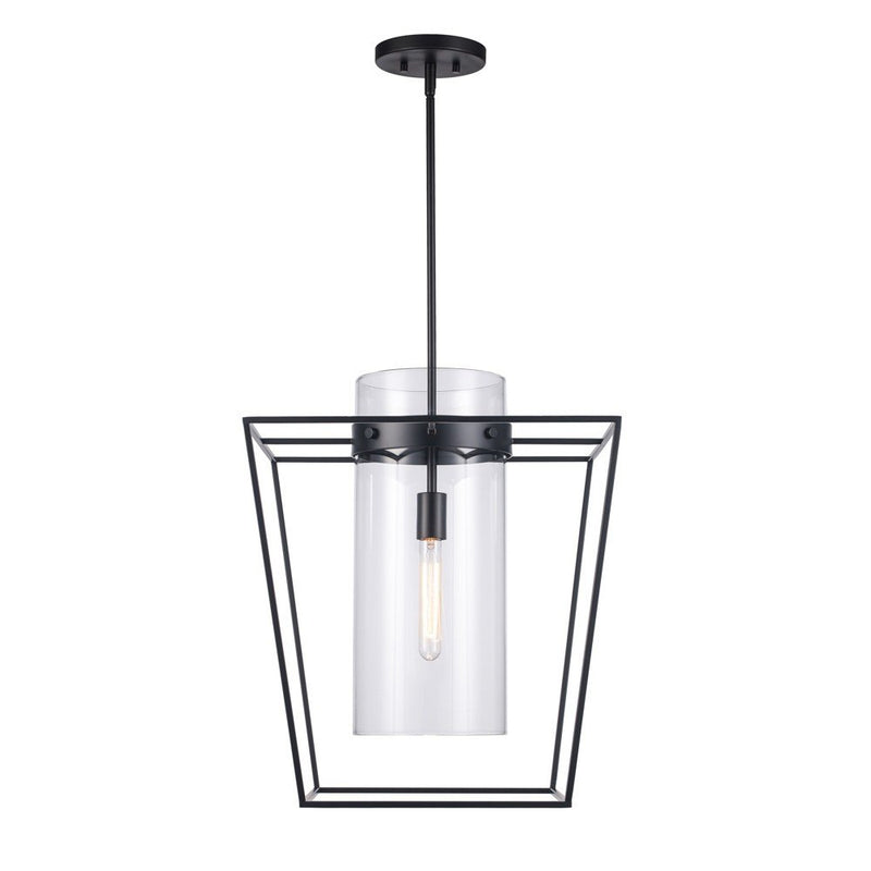 Nova 1-Light 18" Pendant in Black