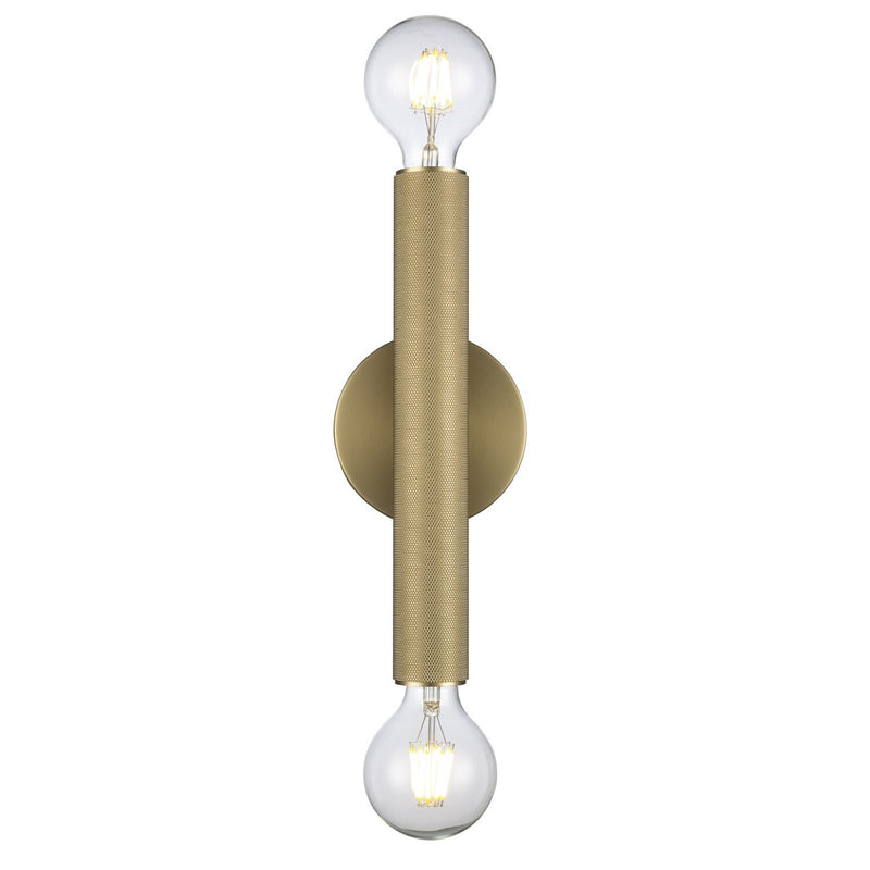 Auburn 2-Light 12" Wall Sconce in Antique Gold in Antique Gold