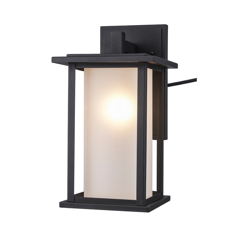 Shaakar 17.75" Outdoor Wall Lantern in Black