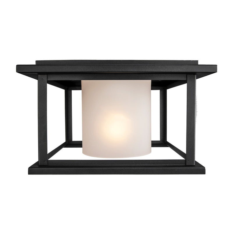 Shaakar 11" Outdoor Flush Mount in Black
