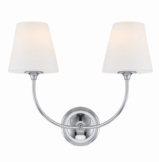 Sylvan 2-Light Wall Mount in Polished Chrome - Lamps Expo