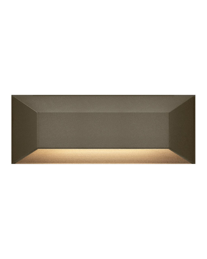 Nuvi Large Rectangular Deck Sconce in Bronze