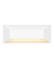 Nuvi Large Rectangular Deck Sconce in Matte White