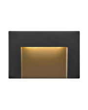 Taper Horizontal LED Deck Sconce in Satin Black