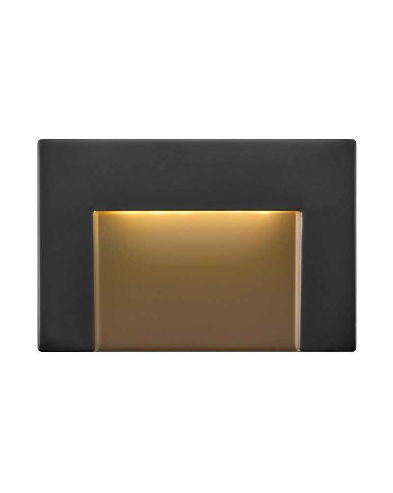 Taper Horizontal LED Deck Sconce in Satin Black
