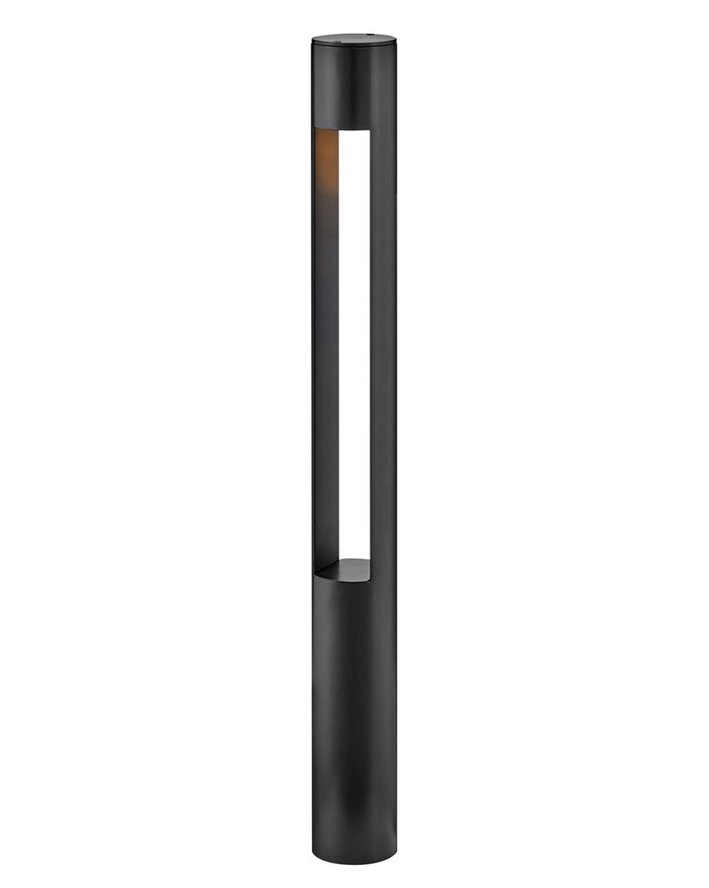 Atlantis 30" Round 12V Bollard in Satin Black