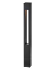 Atlantis 30" Square 12V Bollard in Satin Black
