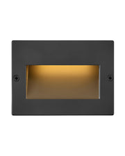 Taper LED Step Light in Satin Black