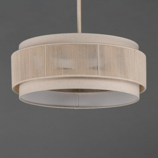 Seacliff 20" 3 Light Pendant in Natural Aged Brass