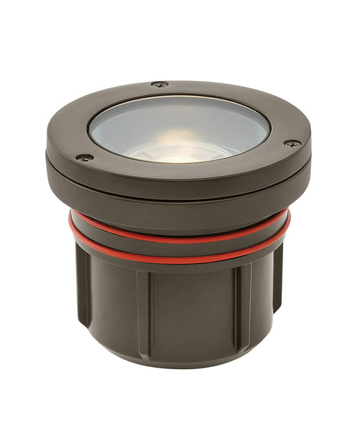12V Flat Top Well Light in Bronze