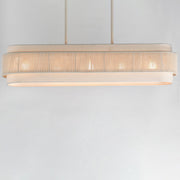 Seacliff 5 Light Linear Pendant in Natural Aged Brass