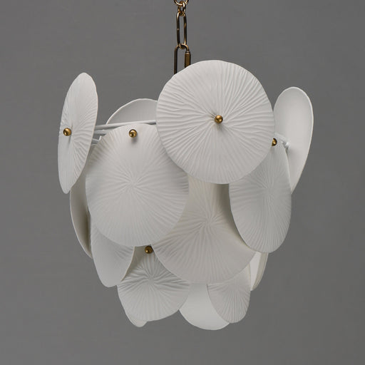 Isla 1 Light Pendant in Natural Aged Brass