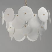 Isla 4 Light Pendant in Natural Aged Brass