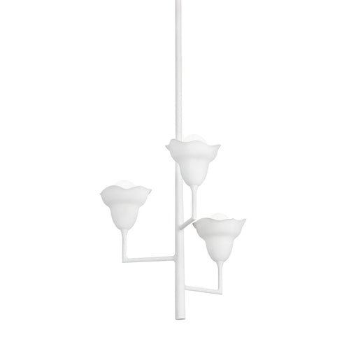 Alora 3-Light Pendant in White Plaster