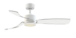 SculptAire 52"Ceiling Fan in Matte White