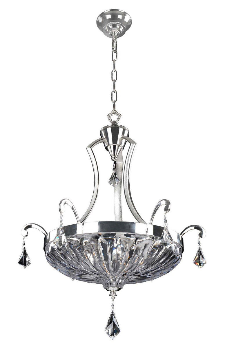 Orecchini 3-Light Pendant in Two Tone Silver