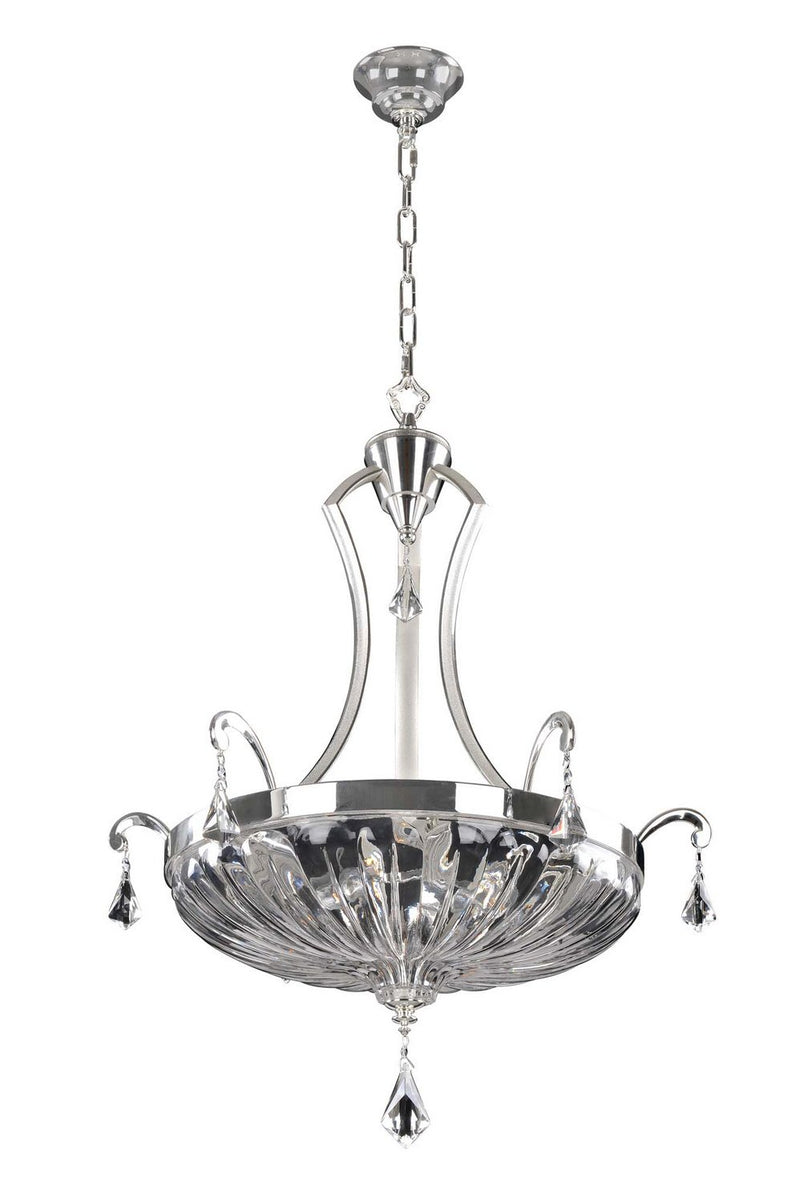Orecchini 6-Light Pendant in Two Tone Silver