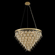 Carmella 9-Light Pendant in Brushed Brass