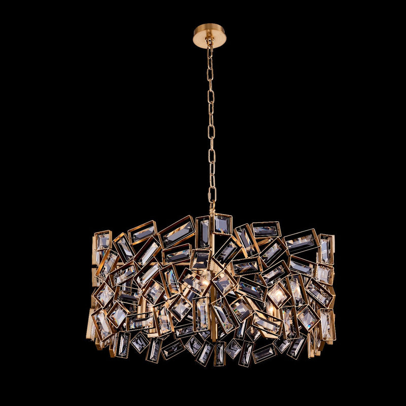 Inclanta 6-Light Chandelier in Winter Brass