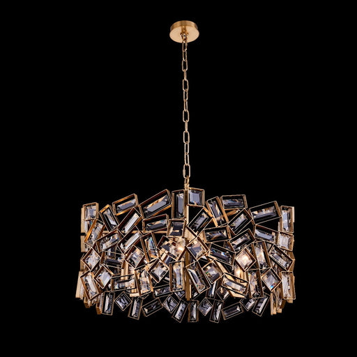 Inclanta 6-Light Chandelier in Winter Brass