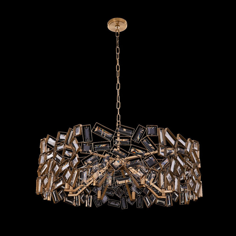 Inclanta 8-Light Chandelier in Winter Brass