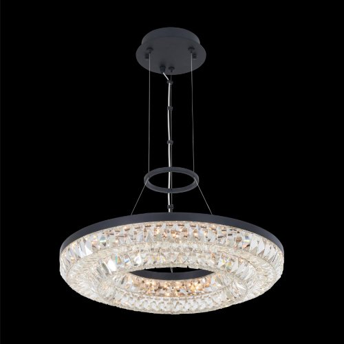 Zaga 20" LED Pendant in Matte Black