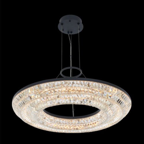 Zaga 32" LED Pendant in Matte Black