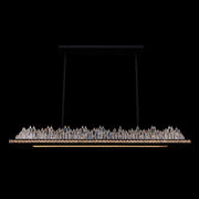 Orizzonte 44" LED Linear Pendant in Matte Black
