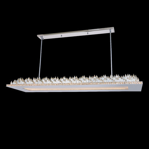 Orizzonte 60" LED Linear Pendant in Polished Chrome