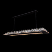 Orizzonte 60" LED Linear Pendant in Matte Black
