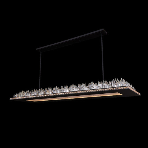 Orizzonte 60" LED Linear Pendant in Matte Black