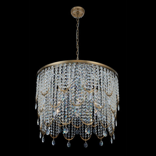 Vezzo 7-Light Chandelier in Winter Brass
