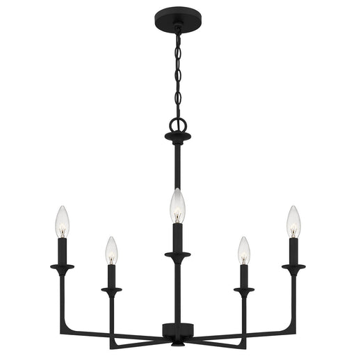 Prescott 5-Light Chandelier in Matte Black