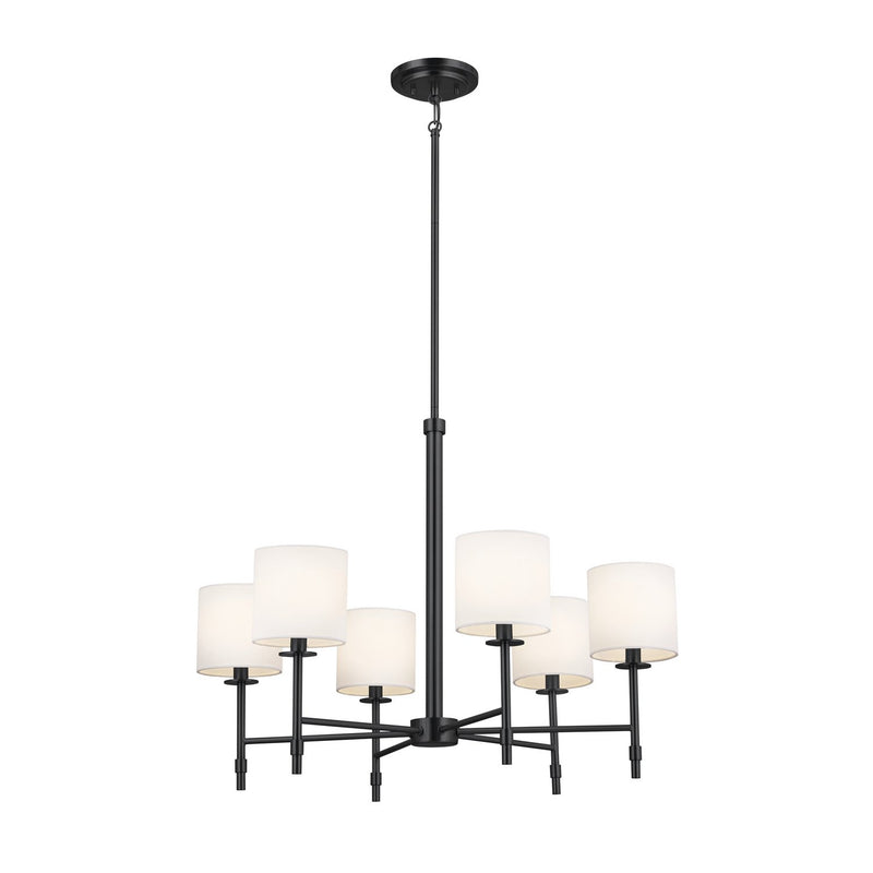 Ali 6-Light Chandelier in Black