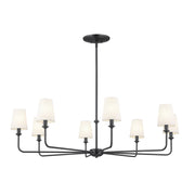 Pallas 8-Light Chandelier in Black