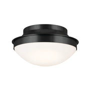 Bretta 2-Light Flush Mount in Black