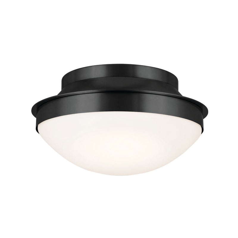Bretta 2-Light Flush Mount in Black