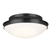 Bretta 3-Light Flush Mount in Black