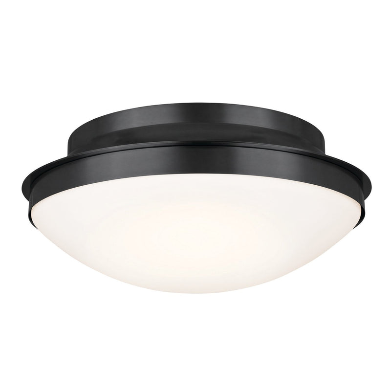 Bretta 3-Light Flush Mount in Black