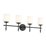 Ali 4-Light Bath Vanity Light in Black