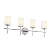 Ali 4-Light Bath Vanity Light in Polished Nickel