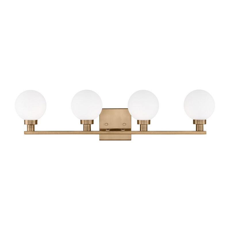 Clybourn 4-Light Bath Vanity Light in Satin Brass