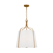 Leander Medium 3-Light Pendant in Antique Gild