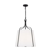 Leander Medium 3-Light Pendant in Smith Steel