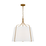 Leander Large 4-Light Pendant in Antique Gild