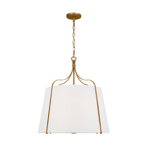 Leander Large 4-Light Pendant in Antique Gild