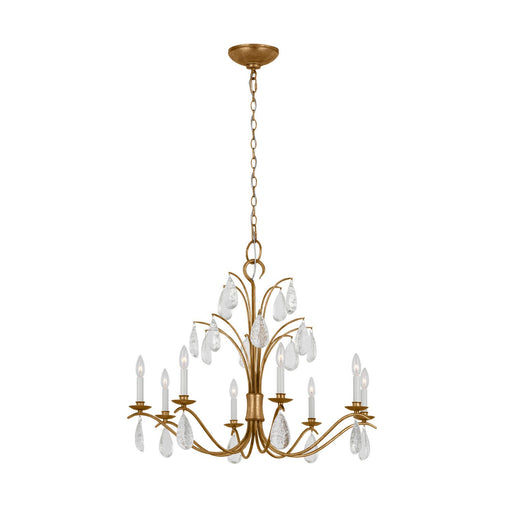 Shannon Large 8-Light Chandelier in Antique Gild
