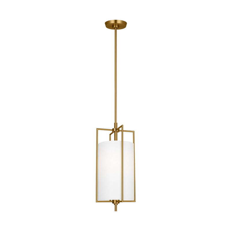 Perno Small Pendant in Burnished Brass