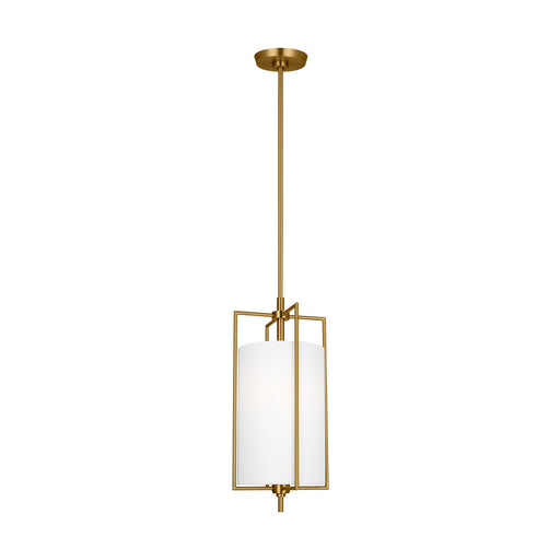 Perno Small Pendant in Burnished Brass