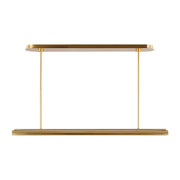 Carson Linear Pendant in Burnished Brass